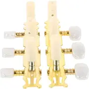 COOPHYA Acrylic Guitar String Tuning Pegs Classical Guitar Machine Heads Gold Plated String Tuners Peg Tuners