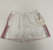 Cynthia Rowley linen White beach shorts Size Small