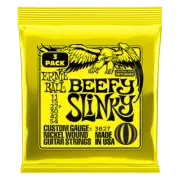Ernie Ball Beefy Slinky Nickel Wound Electric Guitar Strings 3-Pack 11 54
