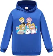 [OAIXIUR] Boys Foxy and Boxy Hoodie Kids Casual Sweatshirts Teens Cotton Jumper