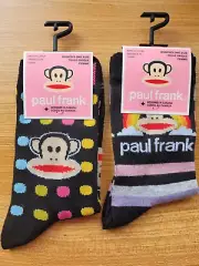 Paul Frank NWT Women's 2 Pair Socks 6-9.5.