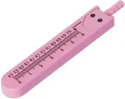 Pen Style EKG ECG Nurse Or Doctor Caliper Divider for Measuring Electrocardiographs with Clip (Black) (pink)