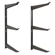 Delta HDRS1000 3-Tier Heavy-Duty Wall Storage Rack - Quantity 6