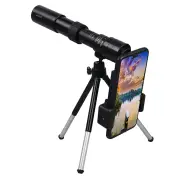 IPRee 10-300x40 Zoom Telescope HD 4K Portable Strong Long Range Professional Monocular BAK4-Prisms For Hunting Camping