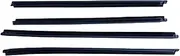 Outer Weatherstrip Window Glass Seal Door Belt Weather Strips Molding Trim Auto Accessories Rubber Compatible with Toyota Compatible with Fortuner 2004-2015 Automotive Seals