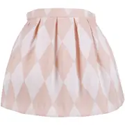 Hucklebones Harlequin Box Pleat Skirt
