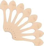 iplusmile 8Pcs Wooden Fan Sticks for Crafting Sturdy Handheld Fan Handles Smooth Wood Fan Sticks for Fans Reusable Craft Accessories for Fan Making