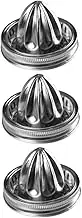 3pcs Portable Manual Citrus Juicer Lid Easy to Use Juicer Accessories for Jars for Home Office and Outdoor Use Compatible with Oranges and Lemons