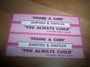 2 Ashford & Simpson Found A Cure / You Always Could Jukebox Title Strips