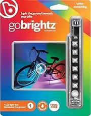 Brightz GoBrightz LED Bike Frame Light - 4 Modes for Flashing or Constant Glow - Fun Safety Bike Accessories for Night Riding - for Kids, Boys, Girls, Teens & Adults