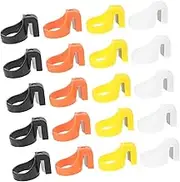 DOITOOL 20pcs Sewing Thread Cutter Rings Handy Plastic Finger Cutting Tool for Crafts Embroidery Knitting Jewelry Making Easy to Use Comfortable Grip Bright Colors