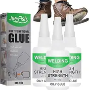 3 Pcs Jue Fish Glue, High-Strength Oily Adhesive, All Purpose Super Strength Welding, Shoe Repair for Fast Curing