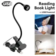 USB Reading Light Flexible LED Lamp Laptop Computer Clip On Bed Desk Table Lamp