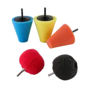 5 Pack Car Wheel Hub Drill Polish Buffing Sponge Pads Kit Polishing Ball Tool