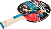 Sure Shot Matthew Syed MS-2000 Table Tennis Bat, 1.0 mm Reversed Rubber