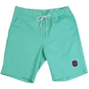 Neff Battlekat Walk Shorts Mens Medium Pool Green