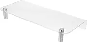 FONDOTIN Desktop Monitor Riser Durable Computer Heightening Stand Stylish Laptop Holder for Office Organization with Feet