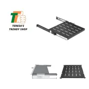 1U Sliding Rack Shelf 19" Server Rack Mount Cabinet 14"-22" Adjustable Depth ...