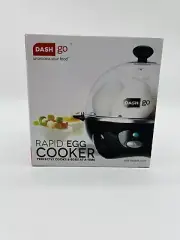 Dash Rapid Egg Cooker 6 Egg Capacity Electric Hard Boiled Poached Scrambled BLK