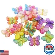 Honbay 20PCS Slime Charms Flatback Resin Charms Cute Butterfly Embellishments