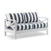 Kansas 2+1+1 seater Outdoor Aluminium Lounge Set with Coffee Table - Outdoor Aluminium Lounges