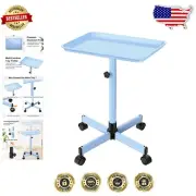 Versatile 360-Degree Swivel Casters Salon Tray on Wheels - Height Adjustable
