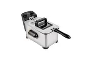 Lenoxx 3.8L Deep Fryer w Timer Control Knob Thermal Device Kitchen Tool