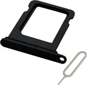 MMOBIEL SIM Card Tray Compatible with iPhone 13 Mini – SIM Slot Tray Holder – SIM Holder Replacement – Incl. SIM Card Removal Tool and Waterproof Rubber Seal Ring - Black