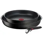 NEW Tefal Ingenio Ultimate Induction Non-Stick Frypan Set 24/28cm 3pce