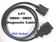 5FT OBDII OBD2 Cable for Kent Moore J-50190 Signal Tech II Tech2 TPMS Scan Tool