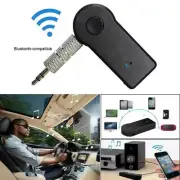 Wireless Bluetooth Receiver 3.5mm-AUX Audio Stereo Music Car Adapter Black 2024