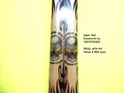 Hot Sticks Drum Sticks,,, 5A Drumsticks Wood Tip,,, SUPER BAD SKULL design