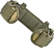[Generic] Battle Belt - Quick-Release Combat Belt, Security Duty Utility Belt | Airsoft Utility Padded Nylon Belts, Quick-Release Combat Waist Hip Support Padded Tool, Work Belt for Outdoor Sports Equipment