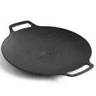 Korean Grill Pan Nonstick 6 Layer 40cm Round BBQ Griddle Indoor Outdoor