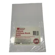 Vtg Universal Deluxe Address Book Refill Loose Leaf 5.5 x 8.5" 3 Holes Planner