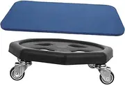 TOGEVAL 1 Set Abdominal Fitness Disc with Knee Pad Mute Workout Sliders for Full Body Exercise Versatile Abdominal Training Board for All Fitness Levels Home Gym Equipment Random Color