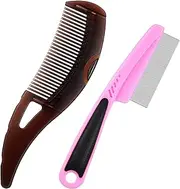 Lice Picker Comb | Fine Tooth Lice Brush Oil Buildup Scalp Comb - Hollow Tooth Lice Pick Massage Removal Hair Brush for Women