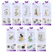 Art Craft Rhinestones Crystal Dangle Manicure Jewelry