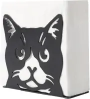 Napkin Holder for Table, Black Metal Kitchen Dining
