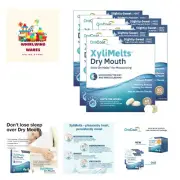 Xylimelts Oral adhering Discs, Slightly Sweet, 40 Count Pack of 6