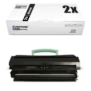 2x Toner for Dell 1720 dn N, 593-10240 GR299 Black