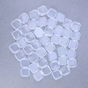 24 Pcs Small Plastic Box Mini Container Clear Storage Rectangular Case