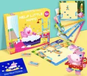 Creative Wooden Brain Teasers Logic Puzzle Help Little Hippo kids and children