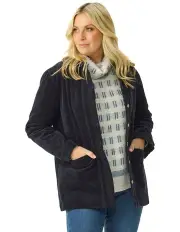 [Fella Hamilton] Cadel Stretch Cord Longline Jacket in Blue