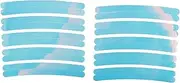 X AUTOHAUX 20Pcs Wheel Rim Stickers Arc-Shape Car Wheel Rim Tapes Decoration Stickers for 14"-22" Rim Luminous Color PET