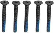 Gintai 5Pcs Lower Bottom Base Cover Case Screws Replacement for Asus ROG Ally RC71L,Rog Ally X (2024) RC72 RC72LA (Black)