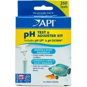 API pH Test Kit with Adjusters 250 Tests Freshwater pH 6.0 to 7.6 - Free Postage