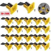 50-250PCS Floor Tile Leveling System Positioning T-lock Locator Reusable Tool US