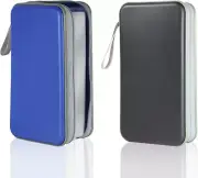 CD Case DVD Storage 2 Pack,100 Capacity DVD Cases Holder CD Storage Case