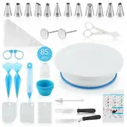 Cake Decorating kit- 85 PCs Cake Decorating Tools with a Non Slip Base Cake Turntable